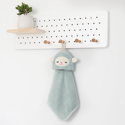 Animacinis filmas pingvinas gyvūnas mielas sugeriantis koralinis aksominis rankšluostis virtuvės vonios rankšluostis vaikams pakabinamas rankšluostis Bt21