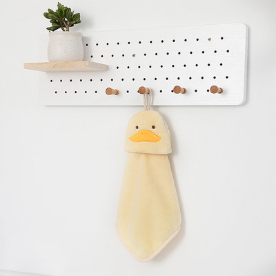 Animacinis filmas pingvinas gyvūnas mielas sugeriantis koralinis aksominis rankšluostis virtuvės vonios rankšluostis vaikams pakabinamas rankšluostis Bt21