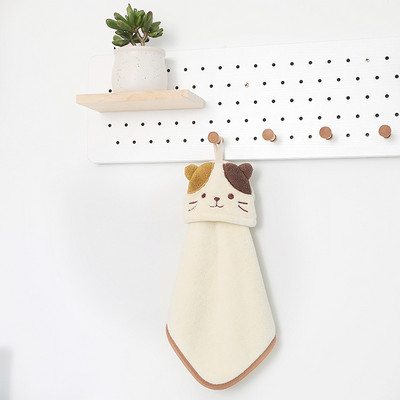 Animacinis filmas pingvinas gyvūnas mielas sugeriantis koralinis aksominis rankšluostis virtuvės vonios rankšluostis vaikams pakabinamas rankšluostis Bt21