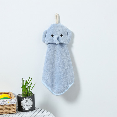 Animacinis filmas pingvinas gyvūnas mielas sugeriantis koralinis aksominis rankšluostis virtuvės vonios rankšluostis vaikams pakabinamas rankšluostis Bt21