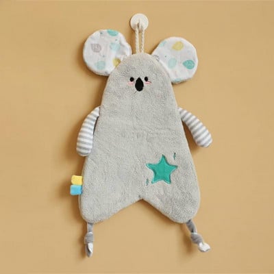 Animacinių filmų gyvūnai rankšluostis vaikams vonios rankšluosčiai Minkšta koralų vilna, sugerianti nosinė Kabantis maudymosi rankšluostis vaikams Rankšluostis