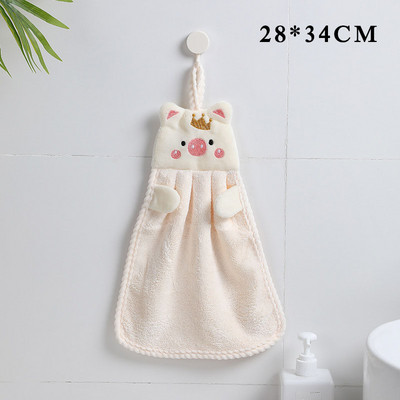 1 kom crtani svinjski rupčić Kuhinjski pribor Vez Mekani ručnik za kućanstvo Zidni ručnik u korejskom stilu