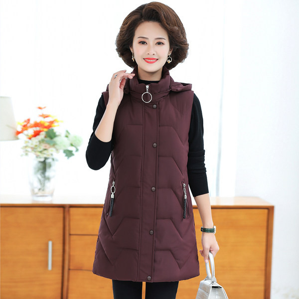 Laisvalaikio moteriška liemenė su gobtuvu – kelių spalvų