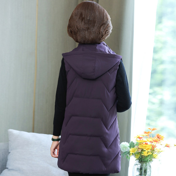 Laisvalaikio moteriška liemenė su gobtuvu – kelių spalvų