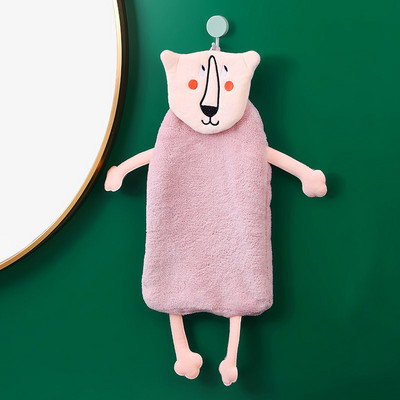 Cartoon Životinjski stil Ručnik za ruke Deblji Koralj Baršun Medvjed Lav Slon Lisica Dječji frotirni ručnici Kuhinjski pribor za kupaonicu