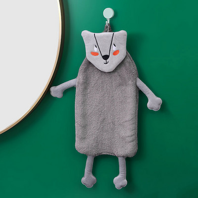 Cartoon Životinjski stil Ručnik za ruke Deblji Koralj Baršun Medvjed Lav Slon Lisica Dječji frotirni ručnici Kuhinjski pribor za kupaonicu