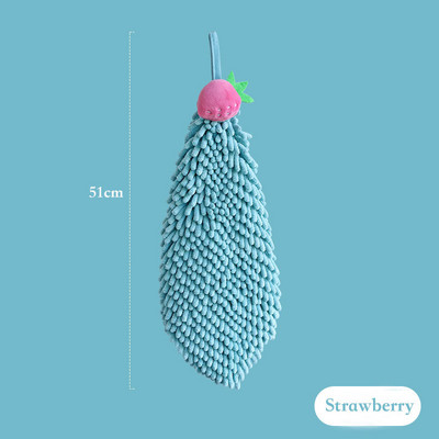 Prosop de mână moale din chenille, cu desene animate, cu fructe, absorbant, șervețele pentru copii, pentru acasă, bucătărie, baie, prosoape de brodat