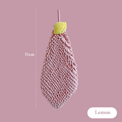 Prosop de mână moale din chenille, cu desene animate, cu fructe, absorbant, șervețele pentru copii, pentru acasă, bucătărie, baie, prosoape de brodat