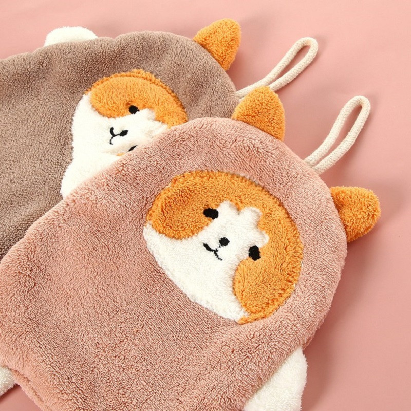 Animacinio filmo šuniuko šluostės rankšluostis, sugeriantis kabantis prausiklis, minkštas rankų rankšluostis, nosinaitė, nuvalyti švariu audiniu, pakabinamas maudymosi rankšluostis, dovana