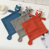 Animacinis filmas Panda Rabbit Mikropluošto pakabinamas rankšluostis virtuvės vonios kambarys Vandenį sugeriantis greitai džiūstantis rankšluostis vaikams Vaikų veidas