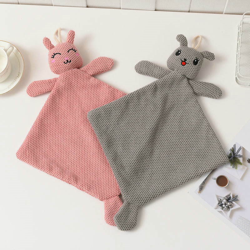 Animacinis filmas Panda Rabbit Mikropluošto pakabinamas rankšluostis virtuvės vonios kambarys Vandenį sugeriantis greitai džiūstantis rankšluostis vaikams Vaikų veidas