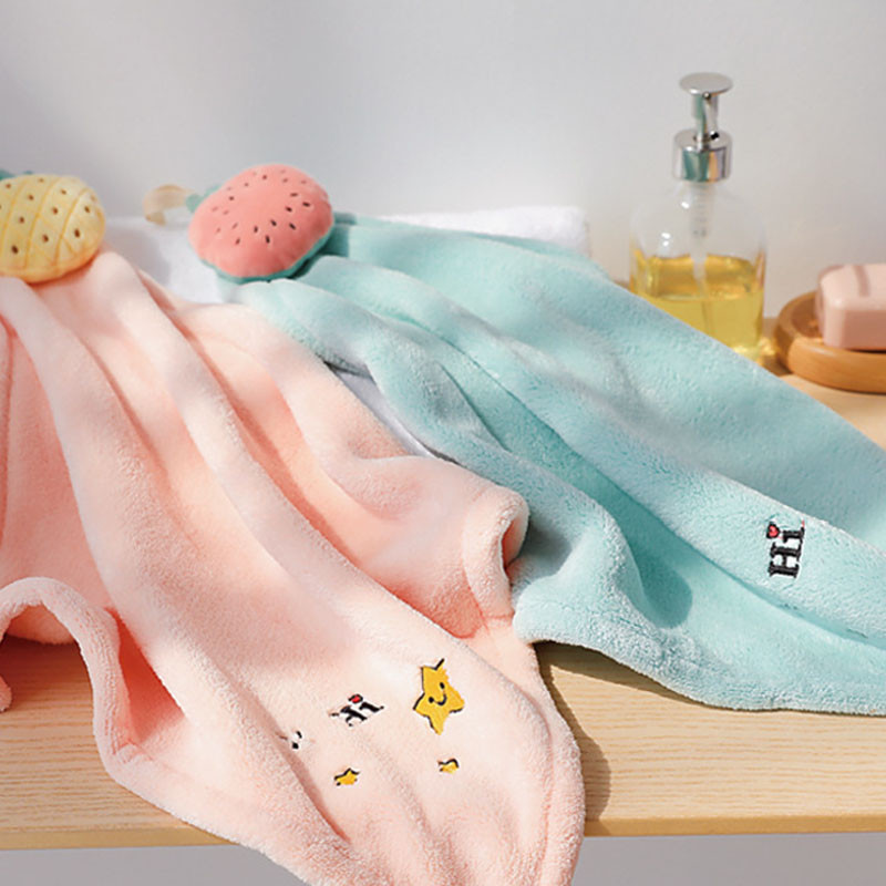 Cartoon Wipe Käterätik Kiiresti Kuivatav Käterätik Kodu Pehme Korallisamet käterätik Imav nõudepesurätik majapidamispuhastusrätik