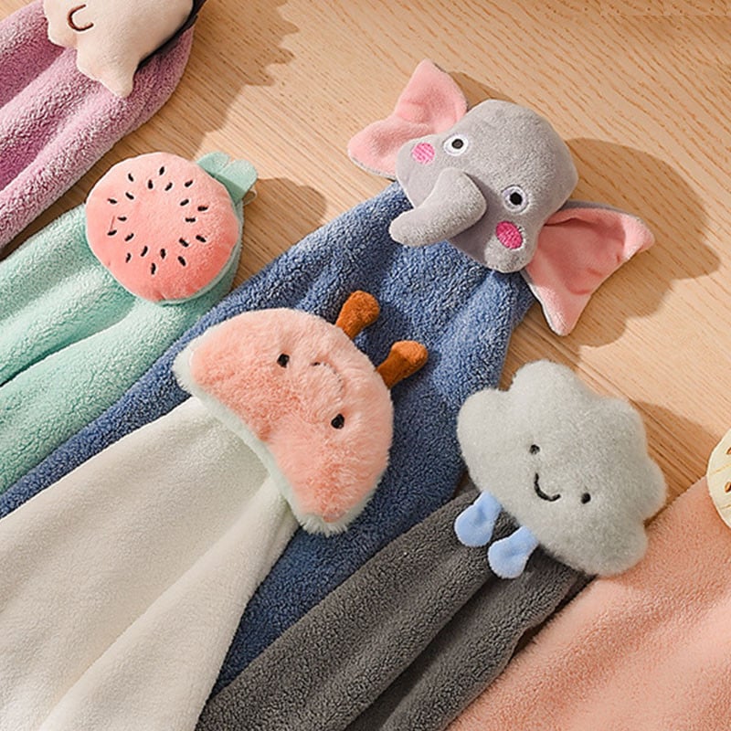 Cartoon Wipe Käterätik Kiiresti Kuivatav Käterätik Kodu Pehme Korallisamet käterätik Imav nõudepesurätik majapidamispuhastusrätik