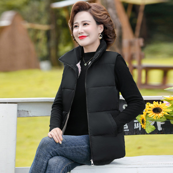 Női alkalmi magas galléros mellény