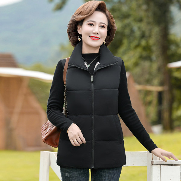 Női alkalmi magas galléros mellény