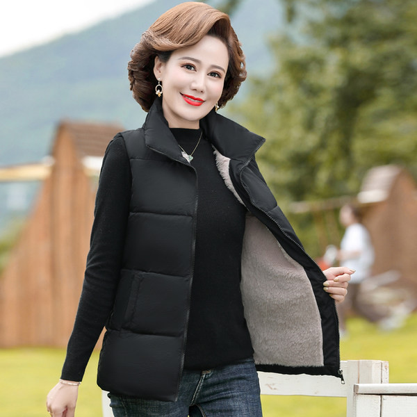 Női alkalmi magas galléros mellény