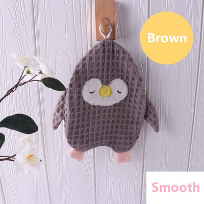 Waffle Slatki crtani pingvin Ručnik za ruke Bijeli mekani djetinjasti Ručnik s dva lica Viseći kuhinjski Krpeni ručnici za čišćenje u kućanstvu