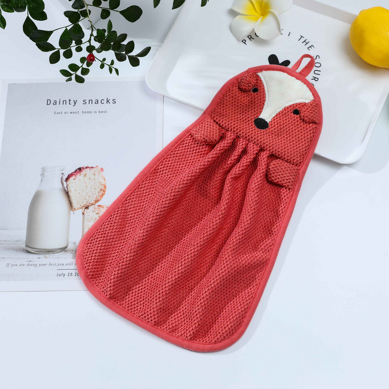 2 vnt. stebuklingas rankšluostis mielas gyvūnų rankšluostis lengvas nešiojamas greitai džiūstantis minkštas rankšluostis namams 3D animacinio filmo rankšluostis