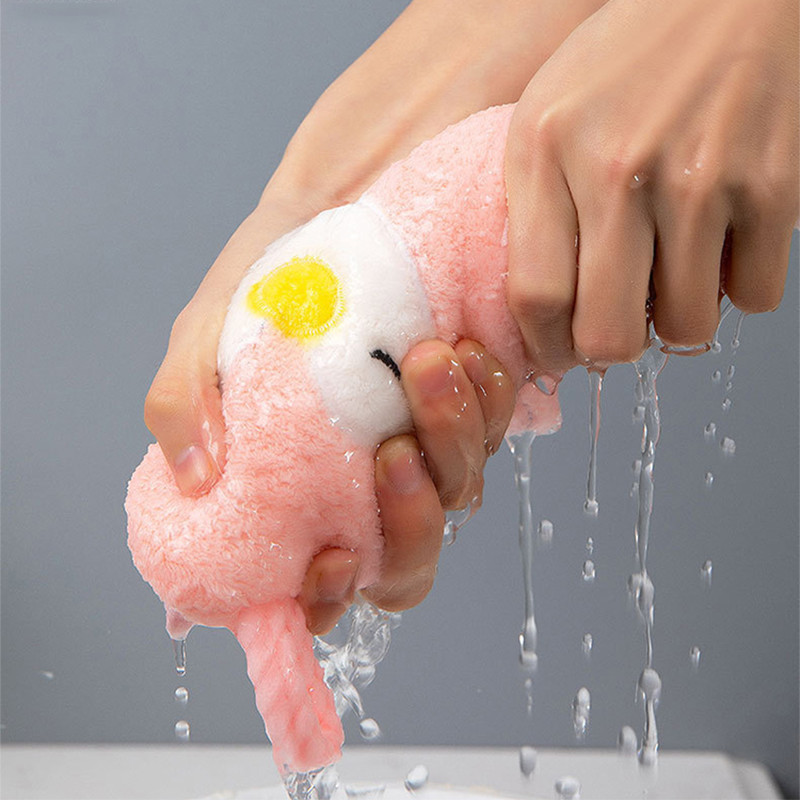 Mieli gyvūnų vaikų darželio rankšluosčiai, vaikų rankšluosčiai, minkšti pliušiniai vaikiški animacinių filmų servetėlės Kabantis vonios rankšluostis vaikams Vonios kambarys