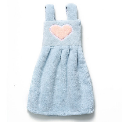 Prosop de mână drăguț cu desene animate în formă de inimă Prosop de bucătărie cu uscare rapidă Prosoape moale de baie pentru copii Prosoape de curățare absorbante, agățabile