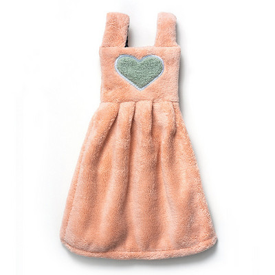 Prosop de mână drăguț cu desene animate în formă de inimă Prosop de bucătărie cu uscare rapidă Prosoape moale de baie pentru copii Prosoape de curățare absorbante, agățabile