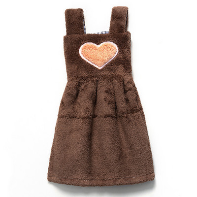 Prosop de mână drăguț cu desene animate în formă de inimă Prosop de bucătărie cu uscare rapidă Prosoape moale de baie pentru copii Prosoape de curățare absorbante, agățabile