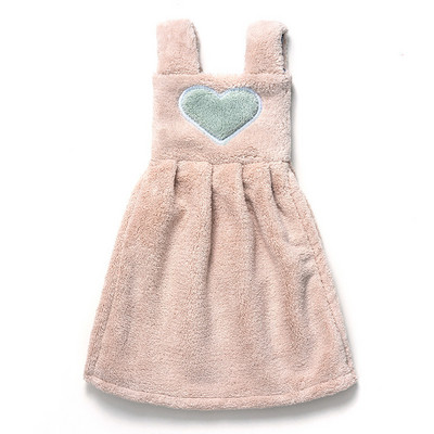 Prosop de mână drăguț cu desene animate în formă de inimă Prosop de bucătărie cu uscare rapidă Prosoape moale de baie pentru copii Prosoape de curățare absorbante, agățabile