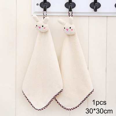 Törülköző háztartási koreai stílusú falra szerelhető törölköző 1 db Rajzfilm disznó zsebkendő Konyhai kellékek hímzés puha kéz