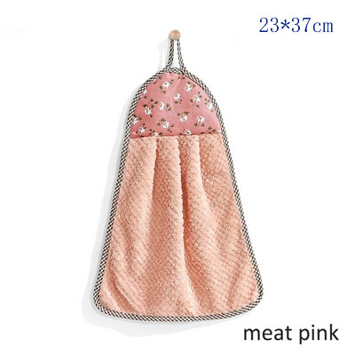 Törülköző háztartási koreai stílusú falra szerelhető törölköző 1 db Rajzfilm disznó zsebkendő Konyhai kellékek hímzés puha kéz