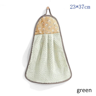 Törülköző háztartási koreai stílusú falra szerelhető törölköző 1 db Rajzfilm disznó zsebkendő Konyhai kellékek hímzés puha kéz