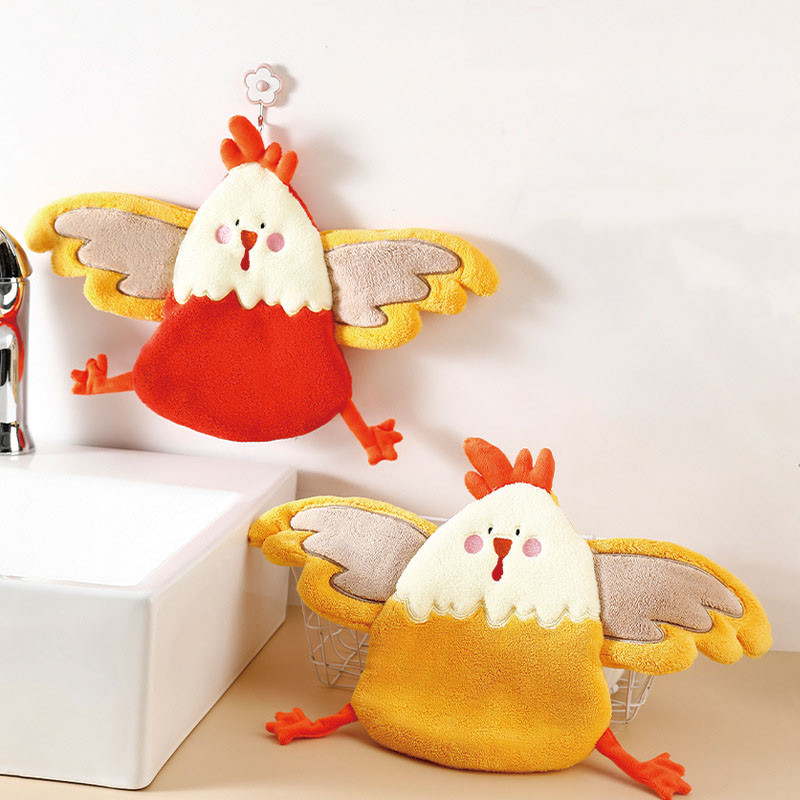 Prosop de mână cu ștergere din catifea de corali, drăguț, stil de desene animate, absorbant, cu uscare rapidă, bucătărie, baie, prosoape moale, prietenos cu pielea, sănătos