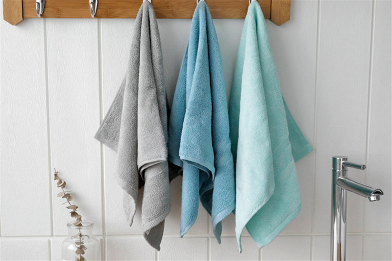 34x75cm 100% medvilnė, vienspalvis Vyriškas džentelmeniškas rankinis sportinis rankšluostis Minkštas, patogus namų vonios reikmenys