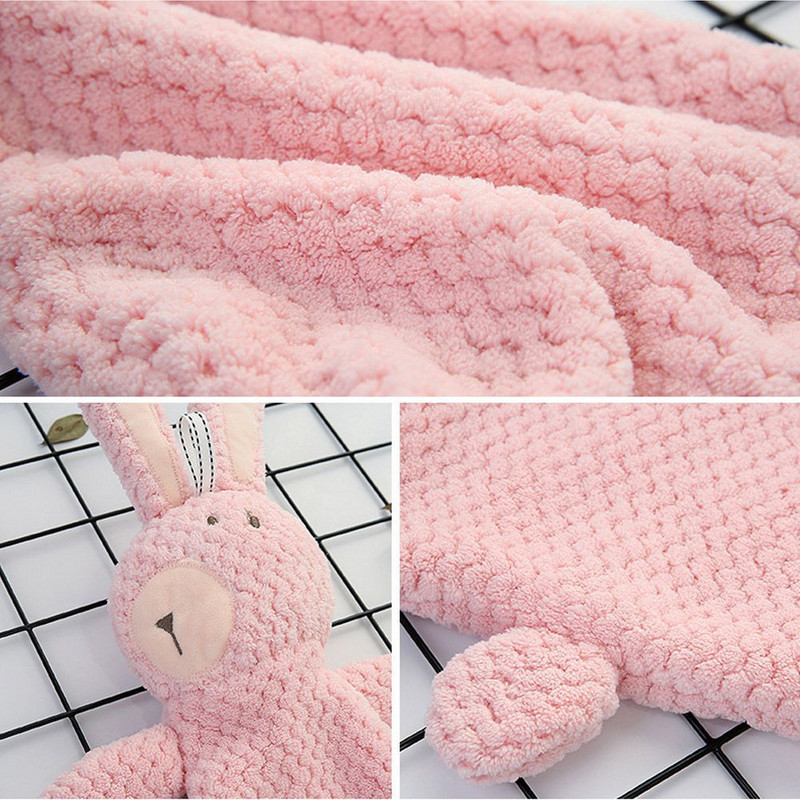 Prosoape de mână, agățabile, flână de coral, floare absorbantă, prosoape moi, prosoape de curățare, fără scame pentru bucătărie de baie