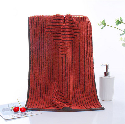 1 bucată 34x76 cm model buclă 100% bumbac îngroșat baie prosop de mână pentru adulți absorbant moale