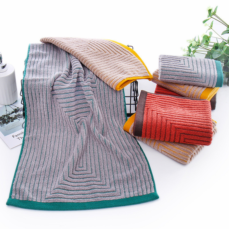 1 bucată 34x76 cm model buclă 100% bumbac îngroșat baie prosop de mână pentru adulți absorbant moale