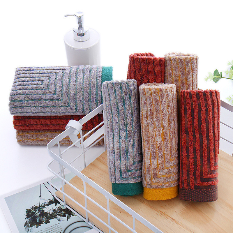 1 bucată 34x76 cm model buclă 100% bumbac îngroșat baie prosop de mână pentru adulți absorbant moale