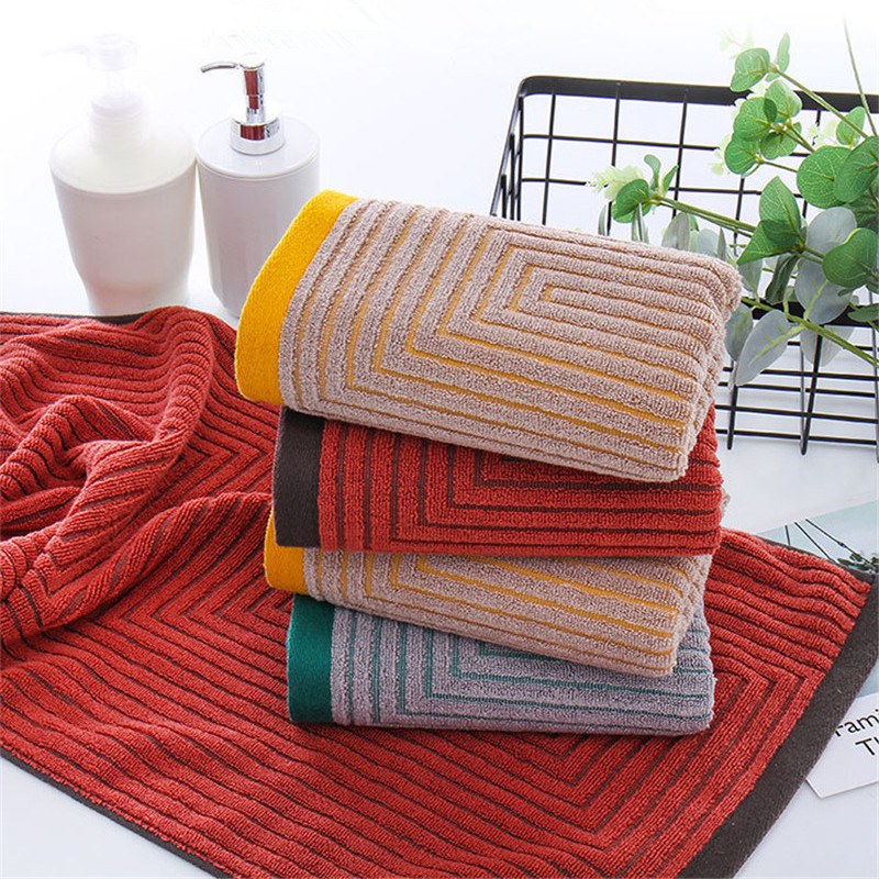 1 bucată 34x76 cm model buclă 100% bumbac îngroșat baie prosop de mână pentru adulți absorbant moale