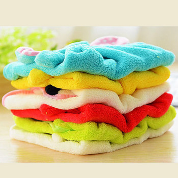 Cute Animal Soft Coral Velvet Cartoon Animal Towel Thicken Home Textile Kitchen Μεταχειρισμένα Ξενοδοχείο Ταξιδιωτικά Αξεσουάρ Πετσέτες πιάτων Αρχική