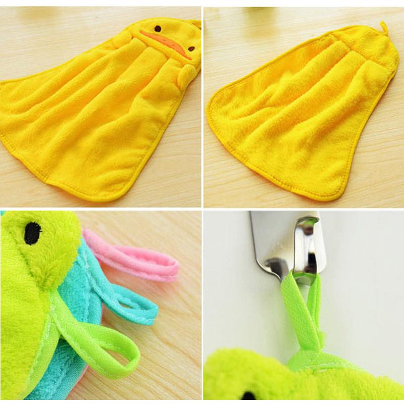 Slatka životinja Meki koraljni baršun Cartoon Životinjski ručnik Deblji kućni tekstil Kuhinjski rabljeni hotelski dodaci za putovanja Ručnici za suđe Kućni