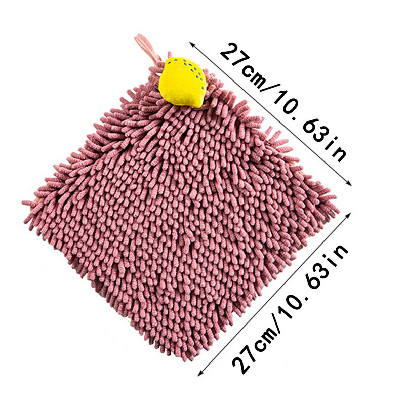 1vnt Mieli minkšti pakabinami rankšluosčiai Juokingi vaisiniai mikropluošto sugeriantys skalbimo šluostės, storos virtuvės vonios rankšluosčiai suaugusiems vaikams