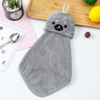 Kawaii Ručnik za ruke s crtežima životinja Kuhinjski kupaonski Ručnik za ruke Brzo sušeći mekani upijajući ručnici od poliestera Kuhinjski alat Ručnici za ruke