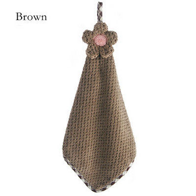 3 sekunde Brzo sušeći kuhinjski ručnik od koraljnog flisa Zgušnjava upijajuća mekana krpa za čišćenje suđa Rešetkasta tekstura tipa Sunčano cvijeće