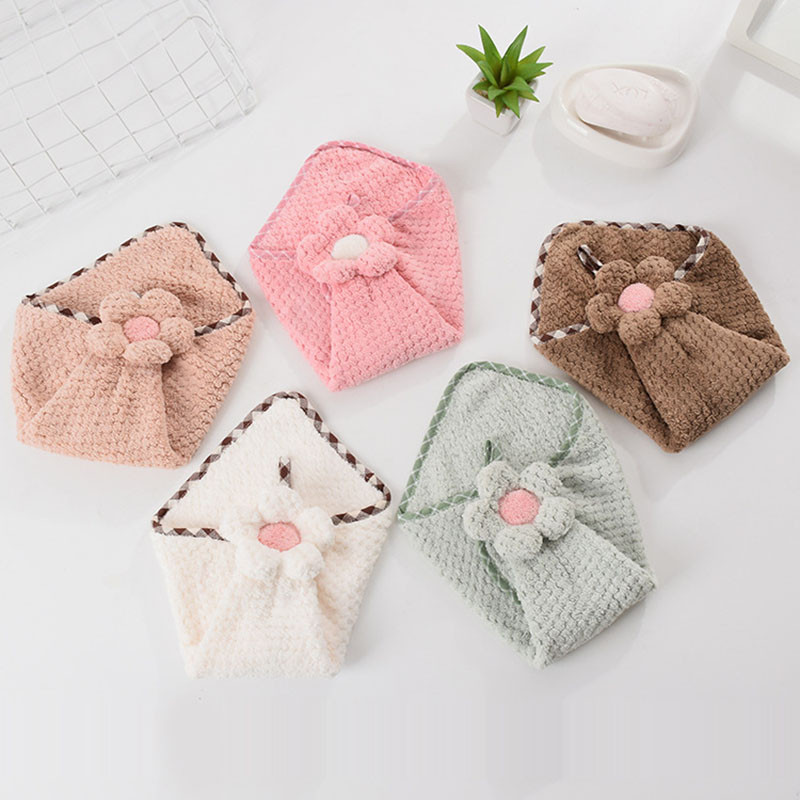 3 sekunde Brzo sušeći kuhinjski ručnik od koraljnog flisa Zgušnjava upijajuća mekana krpa za čišćenje suđa Rešetkasta tekstura tipa Sunčano cvijeće