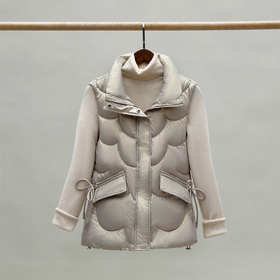 Vestă fashion cu buzunar și șireturi model nou pentru femei