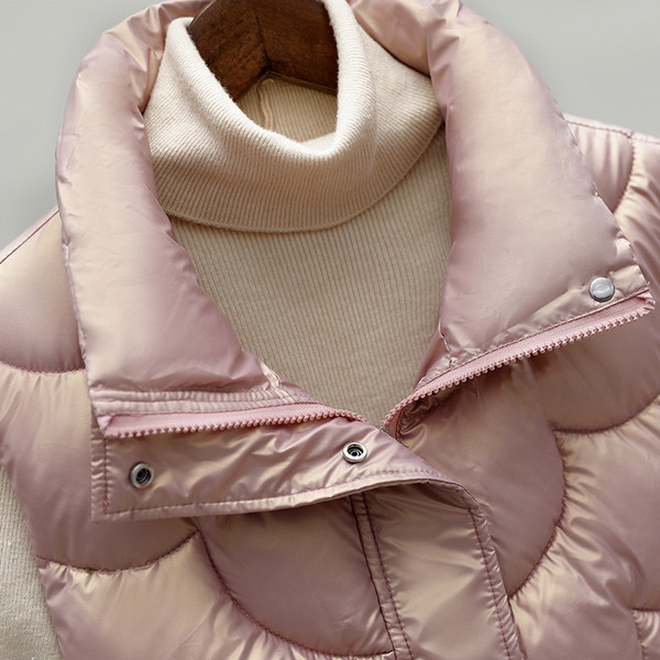 Vestă fashion cu buzunar și șireturi model nou pentru femei