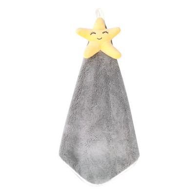 Mieli Pentagram koraliniai aksominiai rankšluosčiai Minkštos šluostės Indų šluostės Kabantys Sugeriantis audinys Virtuvės įrankiai Vonios kambario priedai