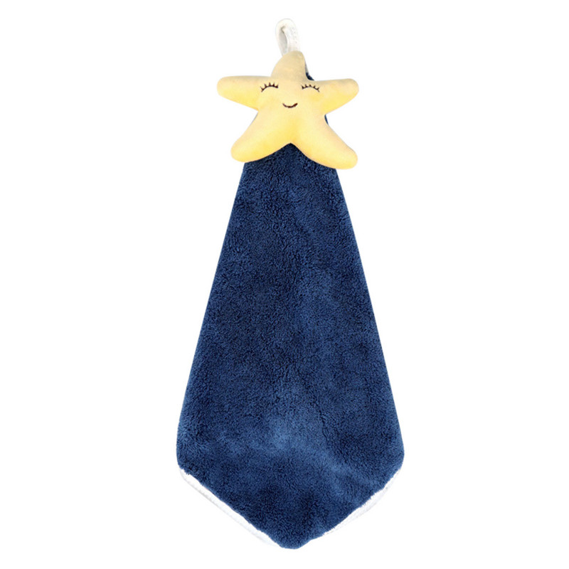 Mieli Pentagram koraliniai aksominiai rankšluosčiai Minkštos šluostės Indų šluostės Kabantys Sugeriantis audinys Virtuvės įrankiai Vonios kambario priedai