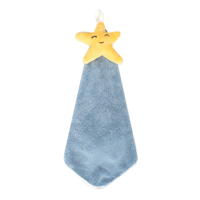 Mieli Pentagram koraliniai aksominiai rankšluosčiai Minkštos šluostės Indų šluostės Kabantys Sugeriantis audinys Virtuvės įrankiai Vonios kambario priedai