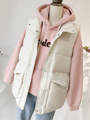 Švarus moteriškas laisvalaikio liemenės modelis