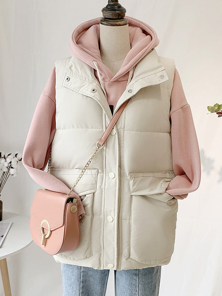 Švarus moteriškas laisvalaikio liemenės modelis